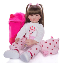 Load image into Gallery viewer, 24 Inch Reborn Baby Dolls Fashion Silicone Soft Realistic Girl Babies Doll
