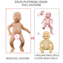 Load image into Gallery viewer, 18inch Silicone Babies Dolls Girl Eyes Closed Alive Real Reborn Baby with Clothes
