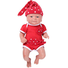 Load image into Gallery viewer, 36cm Full Silicone Reborn Doll 3 Colors Eyes Choices Realistic Baby Toys
