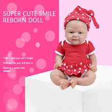 Load image into Gallery viewer, 36cm Full Silicone Reborn Doll 3 Colors Eyes Choices Realistic Baby Toys
