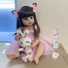 Load image into Gallery viewer, 55cm Full Silicone Body Reborn Baby Doll Toy For Girl Vinyl
