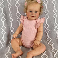 Load image into Gallery viewer, 60CM/50CM Reborn Toddler Popular Maddie Cute Girl Doll with Rooted Blonde hair
