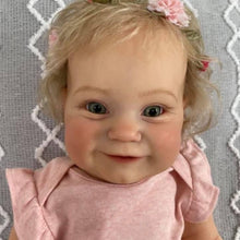 Load image into Gallery viewer, 60CM/50CM Reborn Toddler Popular Maddie Cute Girl Doll with Rooted Blonde hair
