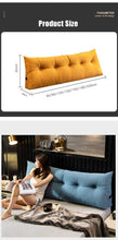 Load image into Gallery viewer, Headboard Pillow Triangle Cushion Reading Large Bolster Sleeping Pillow
