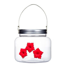 Load image into Gallery viewer, Beautiful Hummingbird Feeder Mason Jar With Ports Flower Hanging
